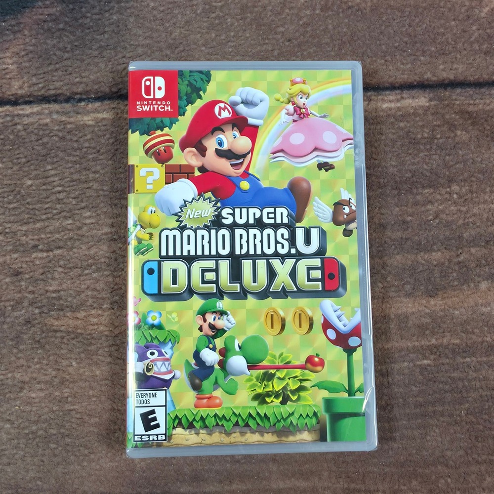 Nintendo Video Game Everyone NS New Good Sealed Super Mario Bros U Deluxe